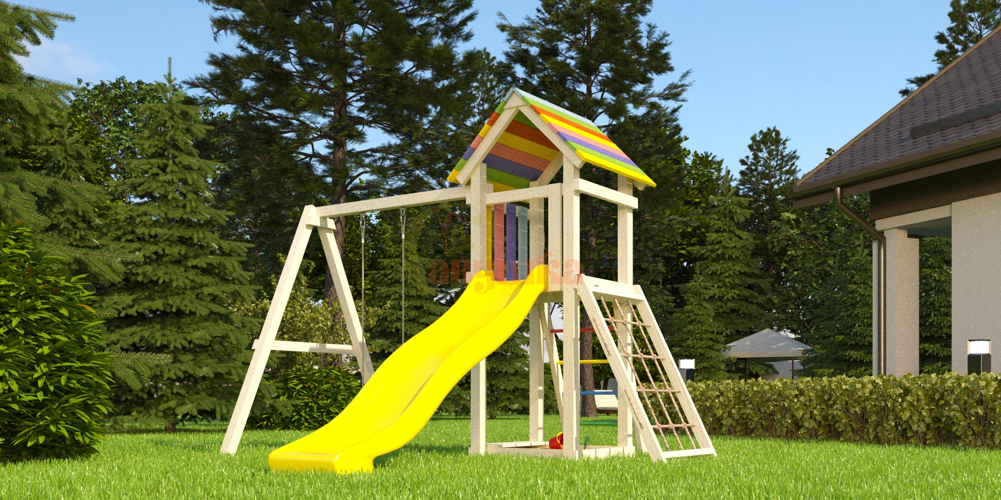 Детская площадка Савушка Мастер-7 (White Color)