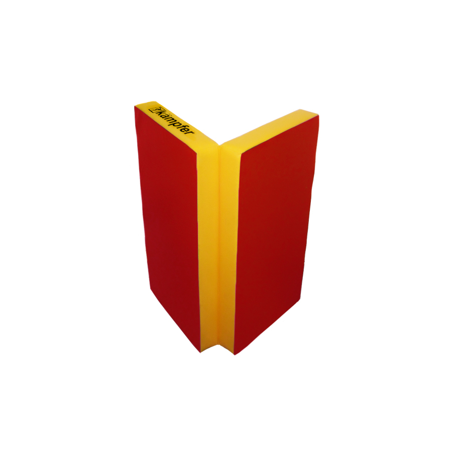 Мат №4 (100х100х10) Kampfer красный/желтый