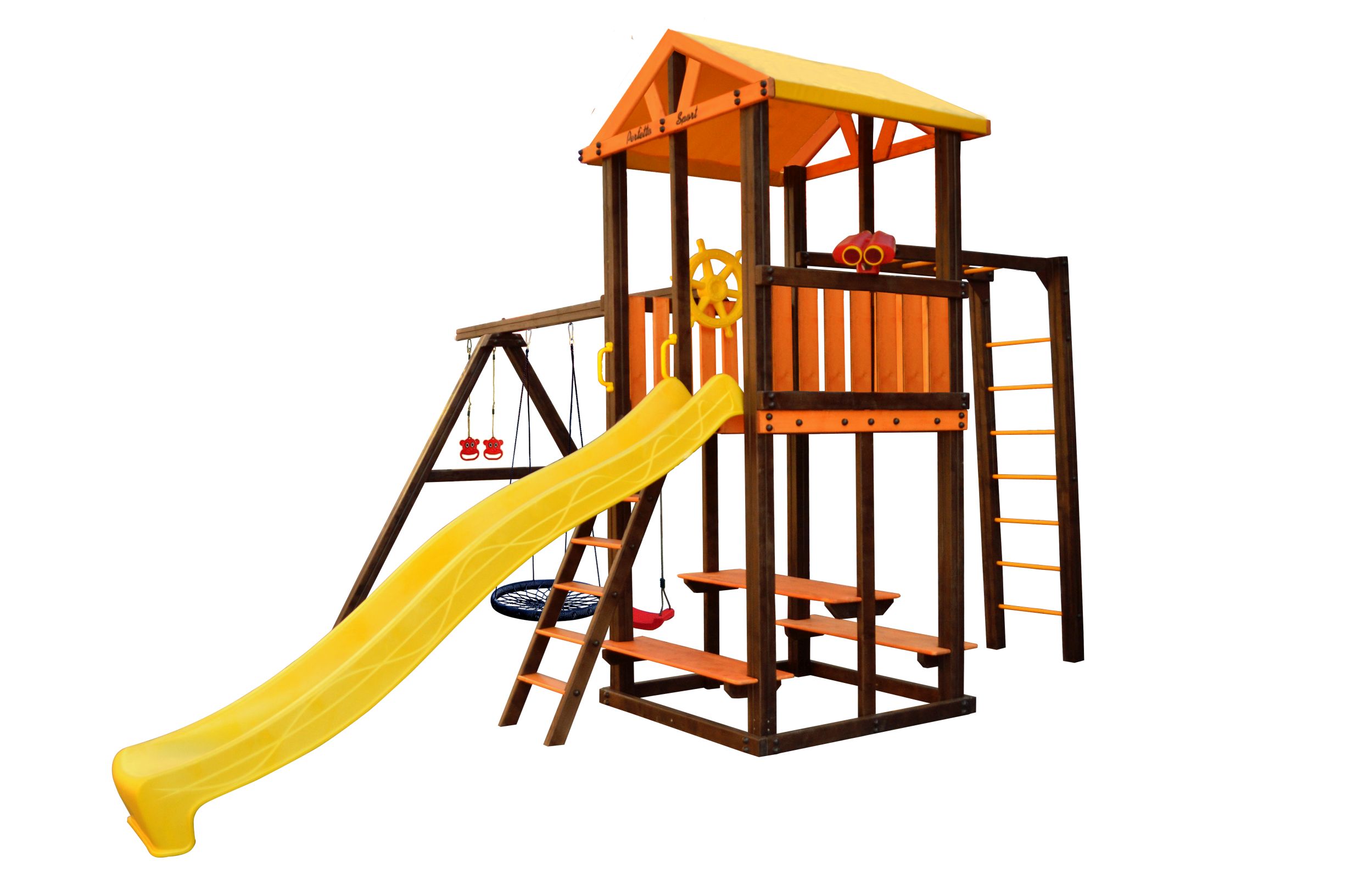 Игровой комплекс Perfetto sport «Bari-6» + качели "Паутина"