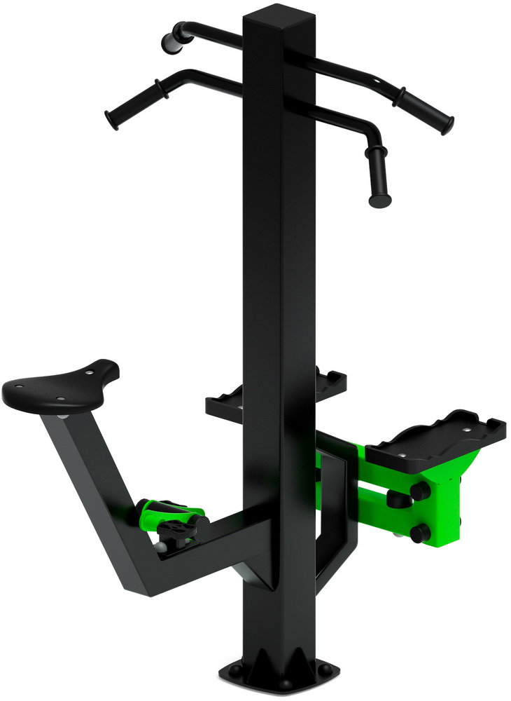 Тренажер уличный СТЕП+ВЕЛО (зеленый) СТ 018-12