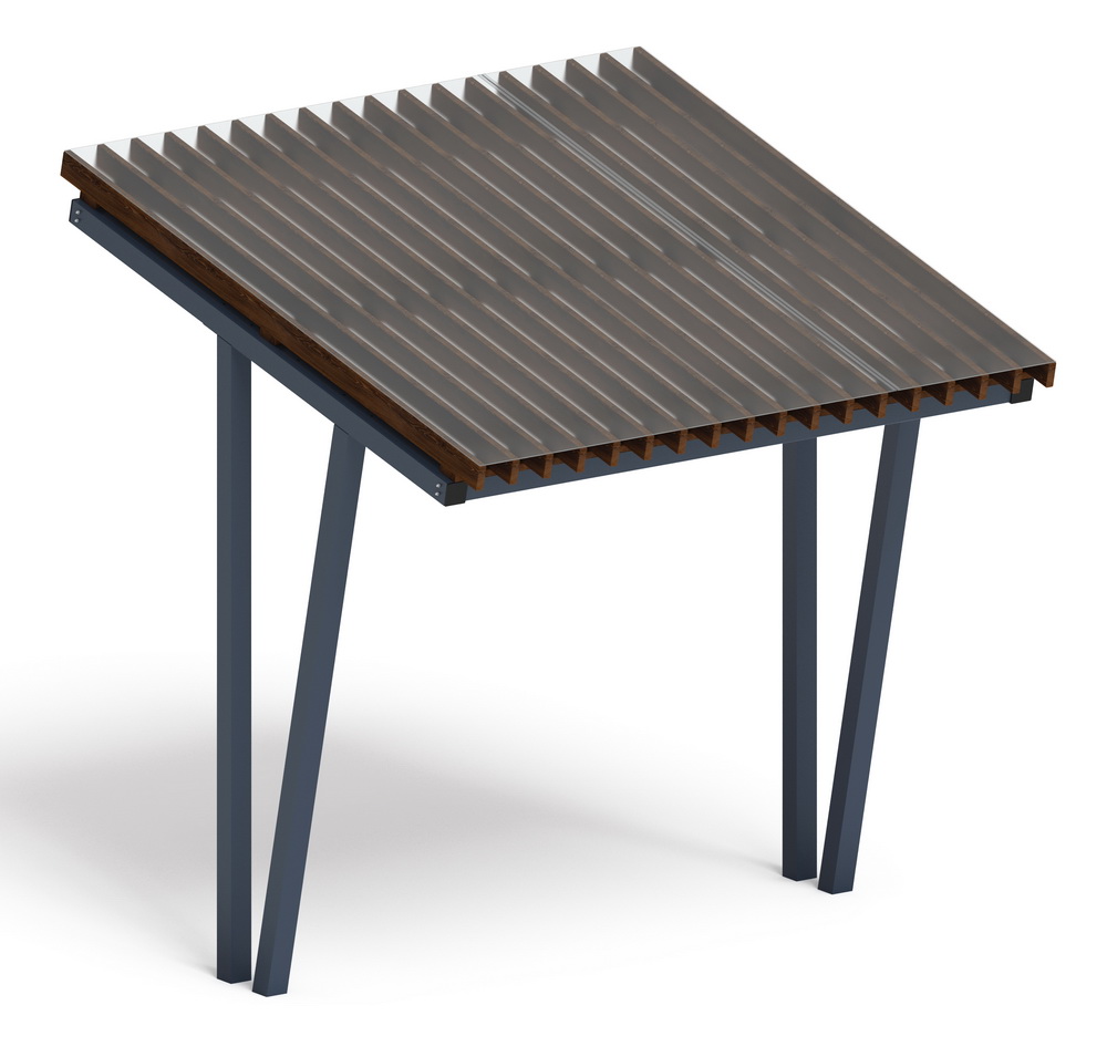 Пергола Тент (наклонная) МФ 77.03.01 /с поликарбонатом/