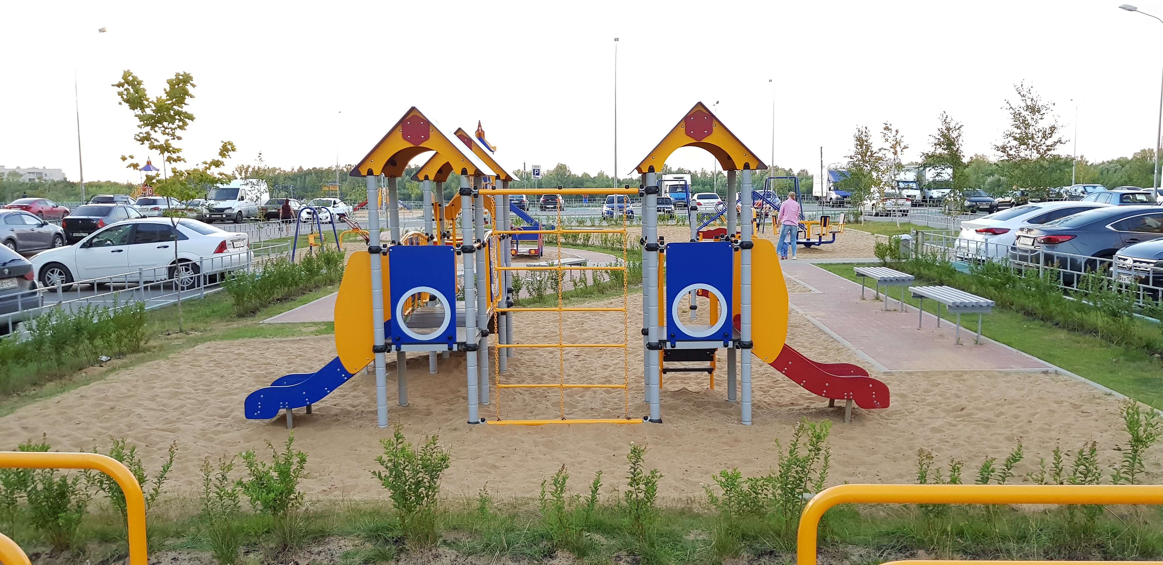 Детская площадка «Romana 104.12.00» красно-голубой