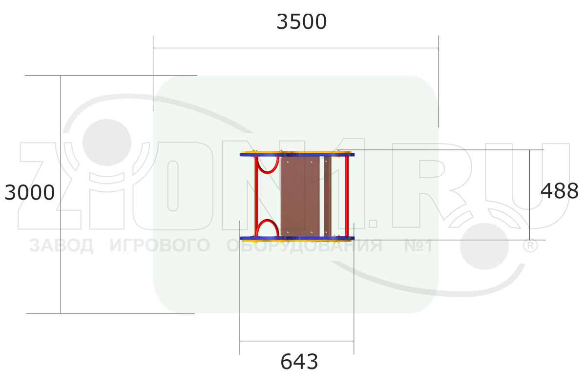 Качалка на пружине ZION Пчелка (КЧ047)