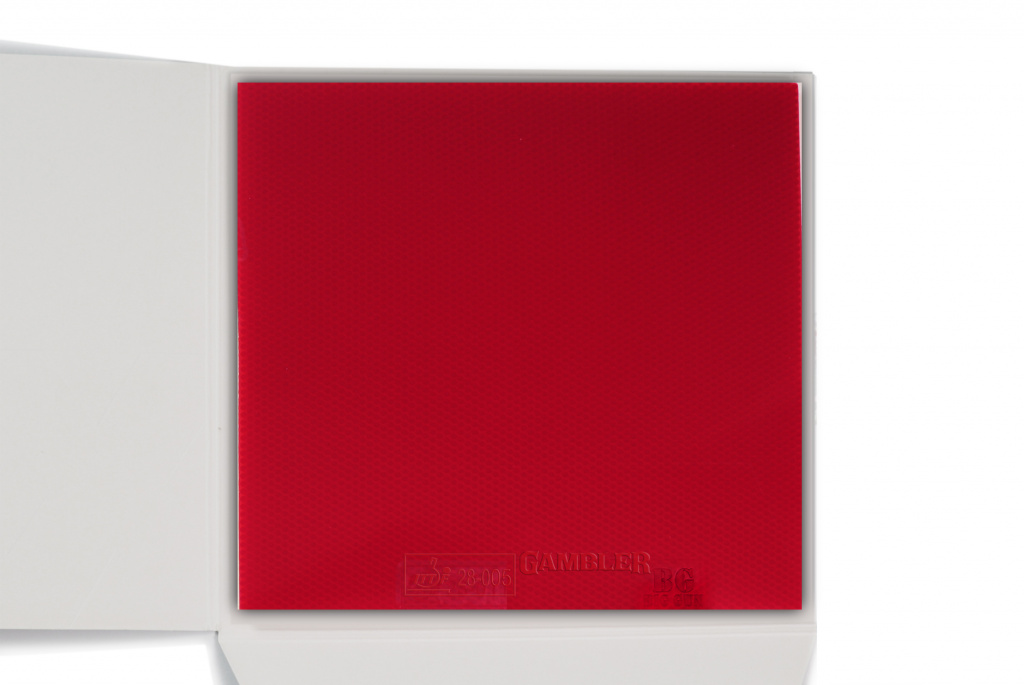 Накладка на ракетку для настольного тенниса GAMBLER Big gun hard 2,1 red