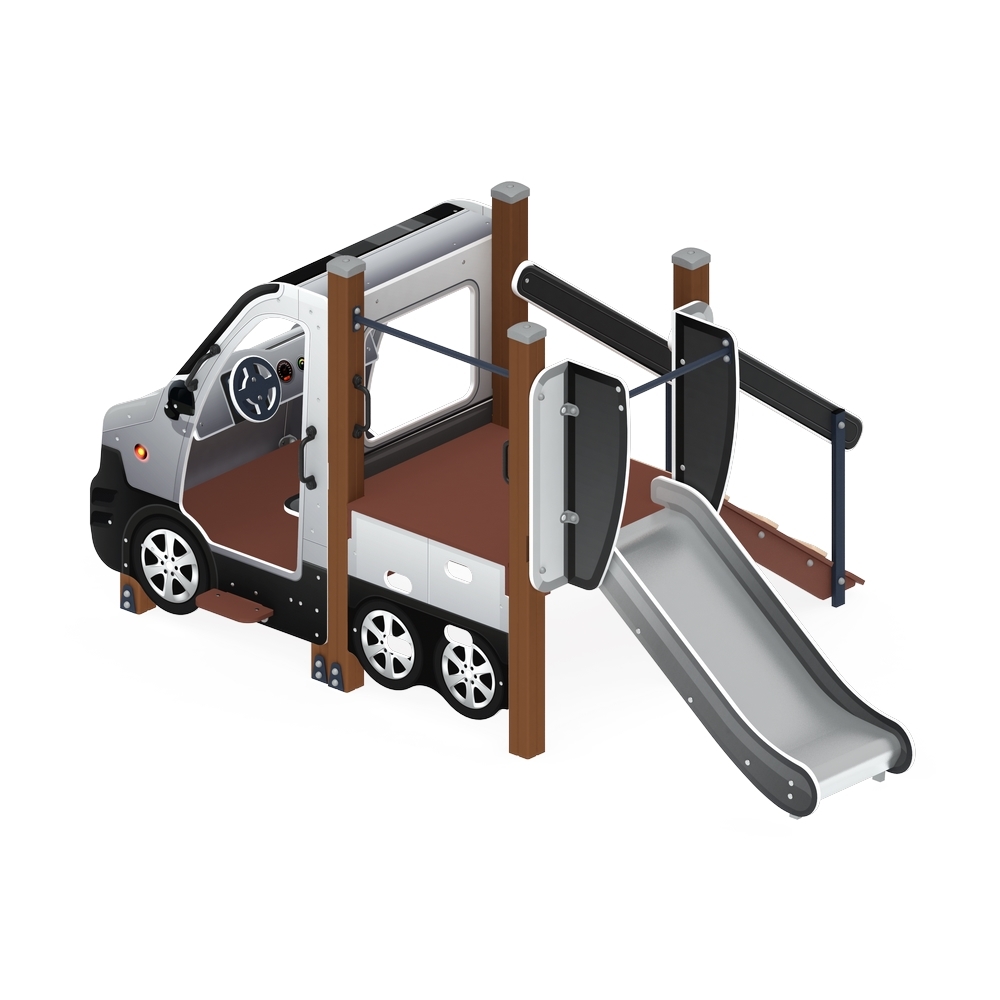 МАШИНКА С ГОРКОЙ тип 4 детский игровой комплекс ДИК 1.03.1.04-02 (H=750)