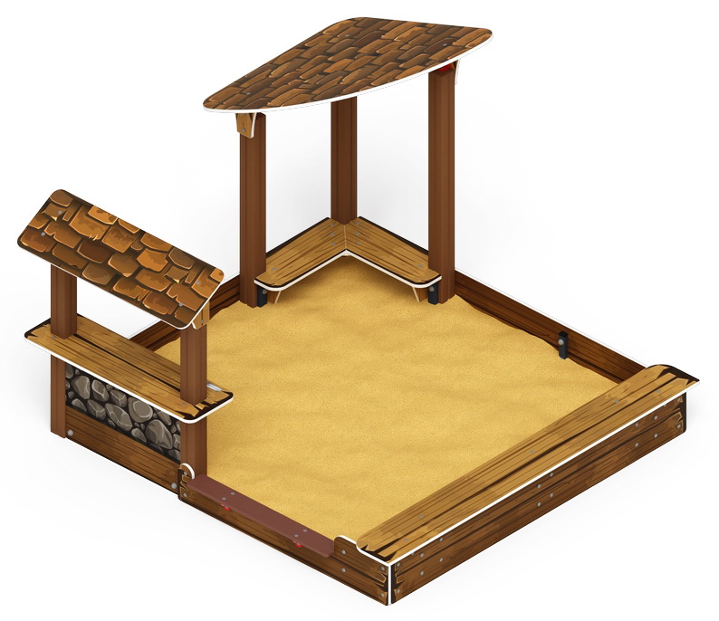 Песочный дворик (Коричневый) ИО 6.01.01-02