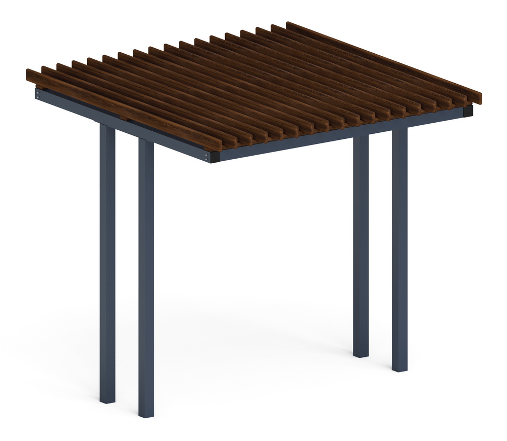 Пергола Тент (прямая) МФ 77.04.01-01 /без поликарбоната/