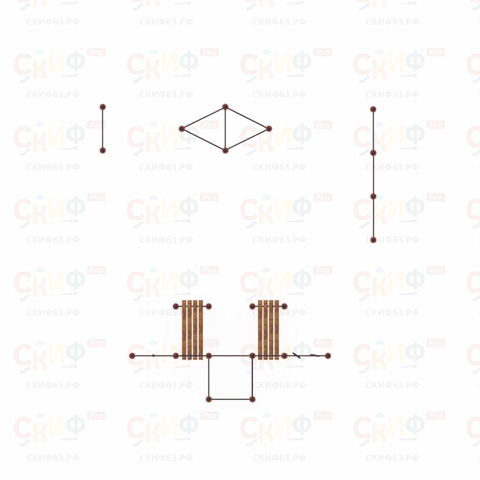 Уличный атлетический комплекс ВОРКАУТ 36 (108)