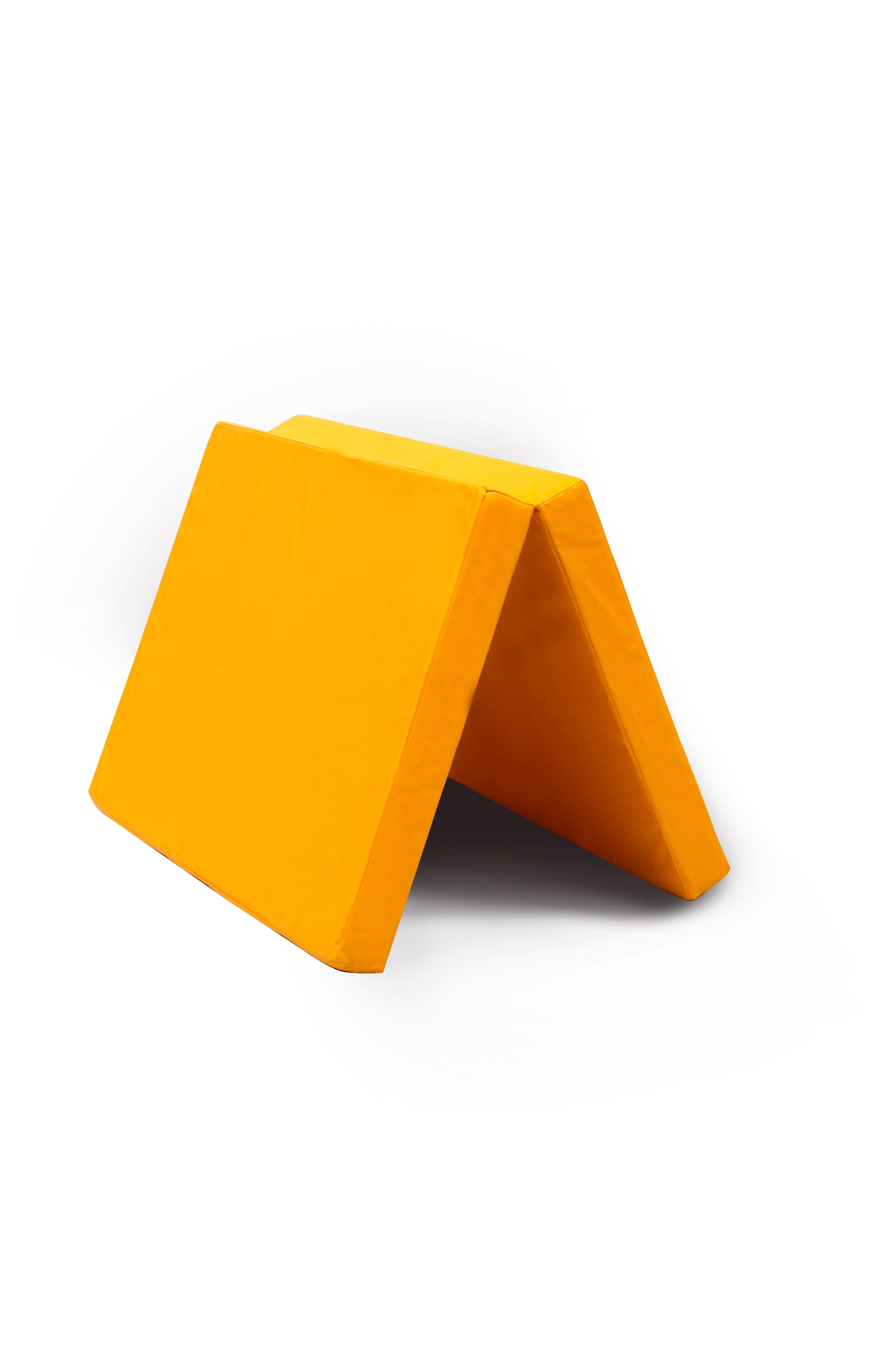 Мат № 8 (100 х 200 х 10) складной 1 сложение жёлтый