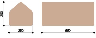 Массажный валик "домик" Heliox D