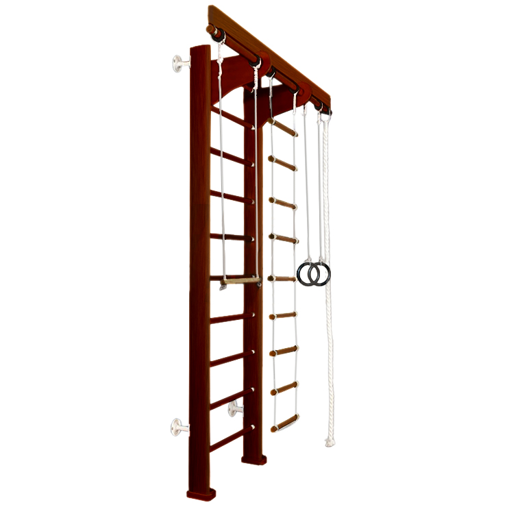 Детский спортивный комплекс Карусель 2Д.02.02 к стене Светлый