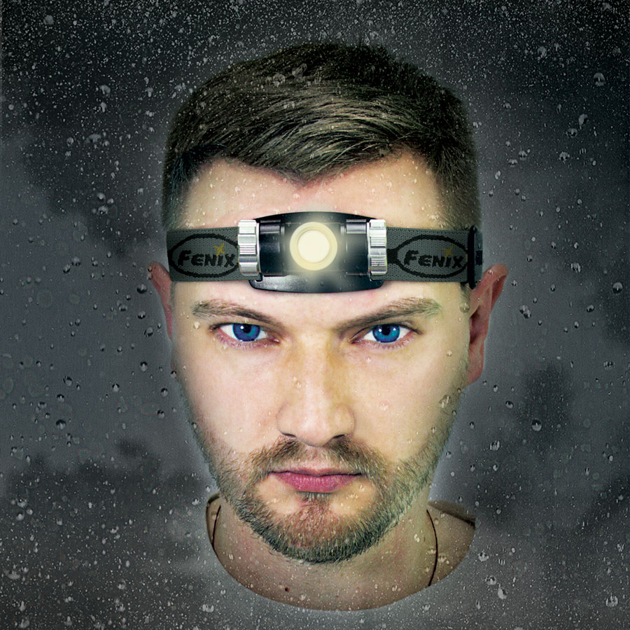 Налобный фонарь Fenix HL23 Cree XP-G2 R5, серый