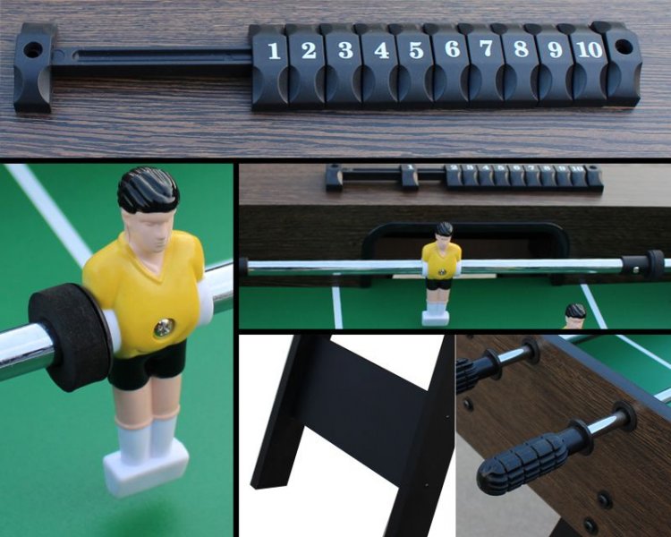 Настольный футбол (кикер) Stuttgart 4 ф (122 x 61 x 81см, венге)