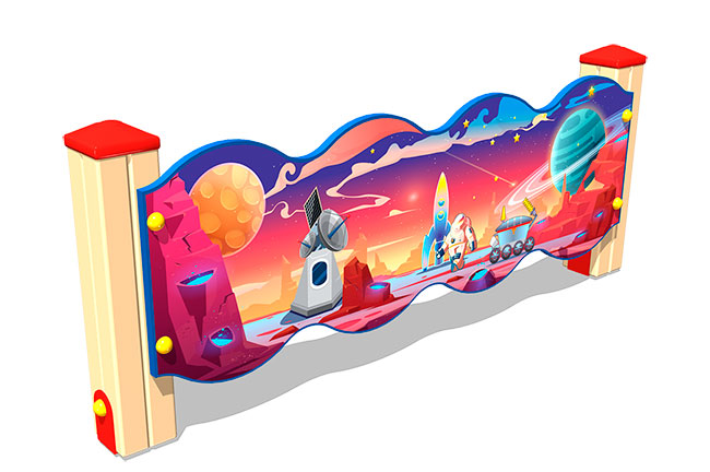 Ограждение детской площадки ZION Космос У3 (ОГД061)