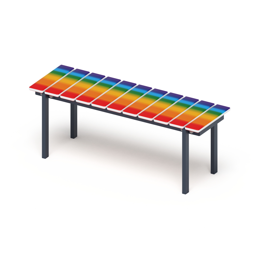 Скамья (принт радуга) МФ 42.01.14