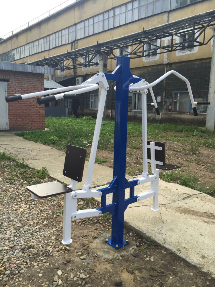 Уличный тренажер жим от груди и вертикальная тяга Air-Gym YT8