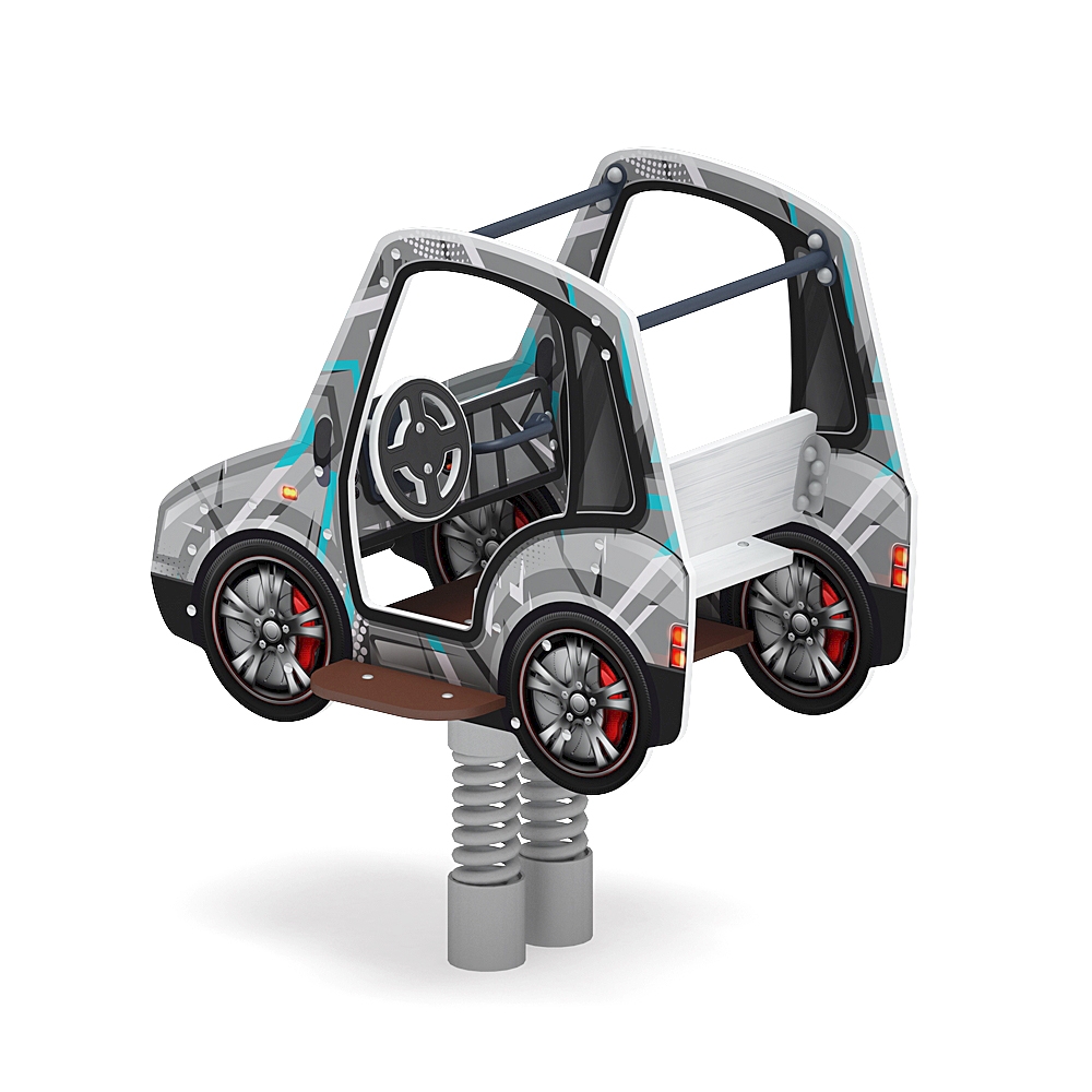 МАШИНКА (средняя) качалка на пружине ИО 23.03.01-04