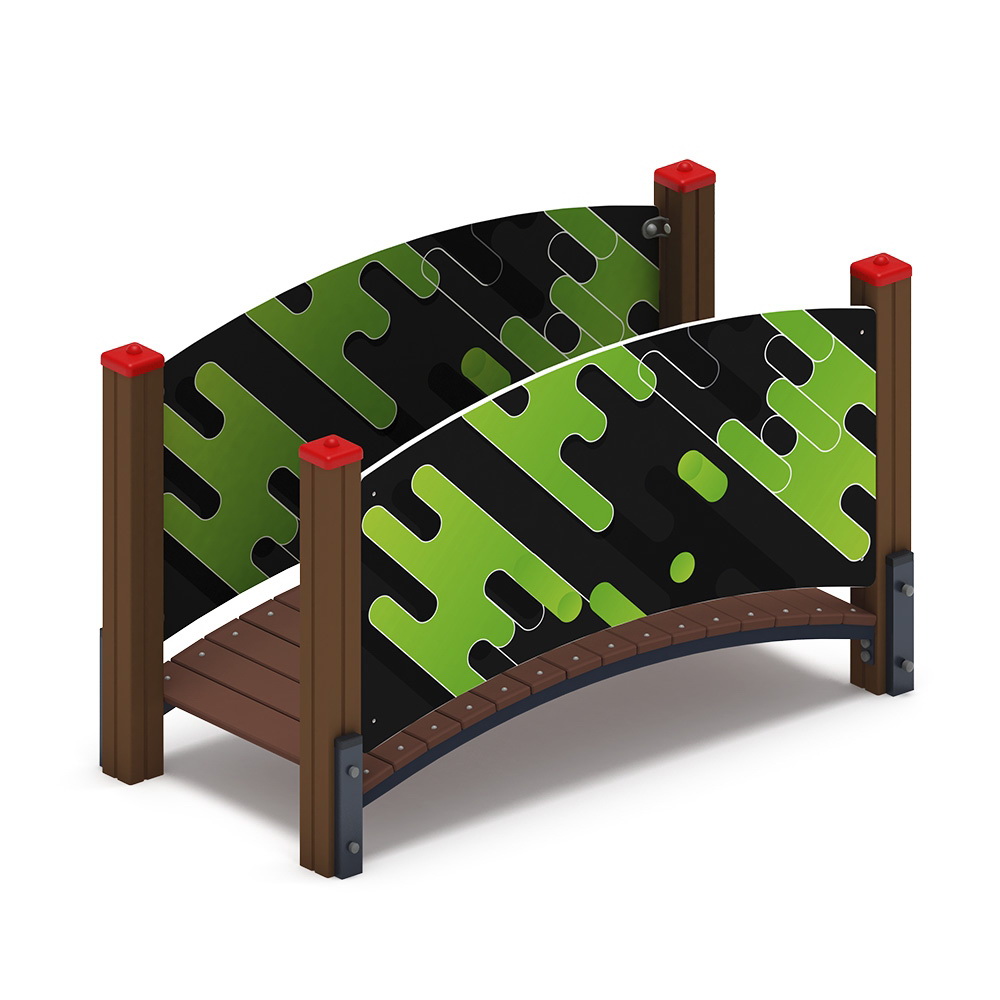 МОСТИК ГНУТЫЙ Д1 для детской площадки СО 1.82.02-01