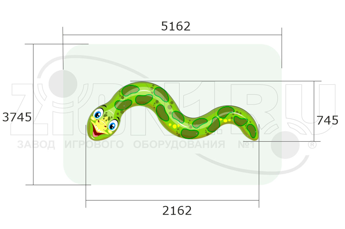 Бум детский ZION Забавный змей (СЭ237)