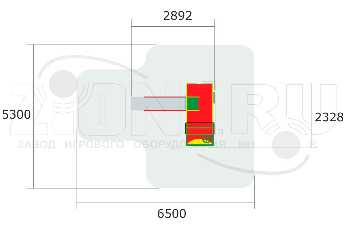 Игровой макет ZION Машинка (ИМ033)