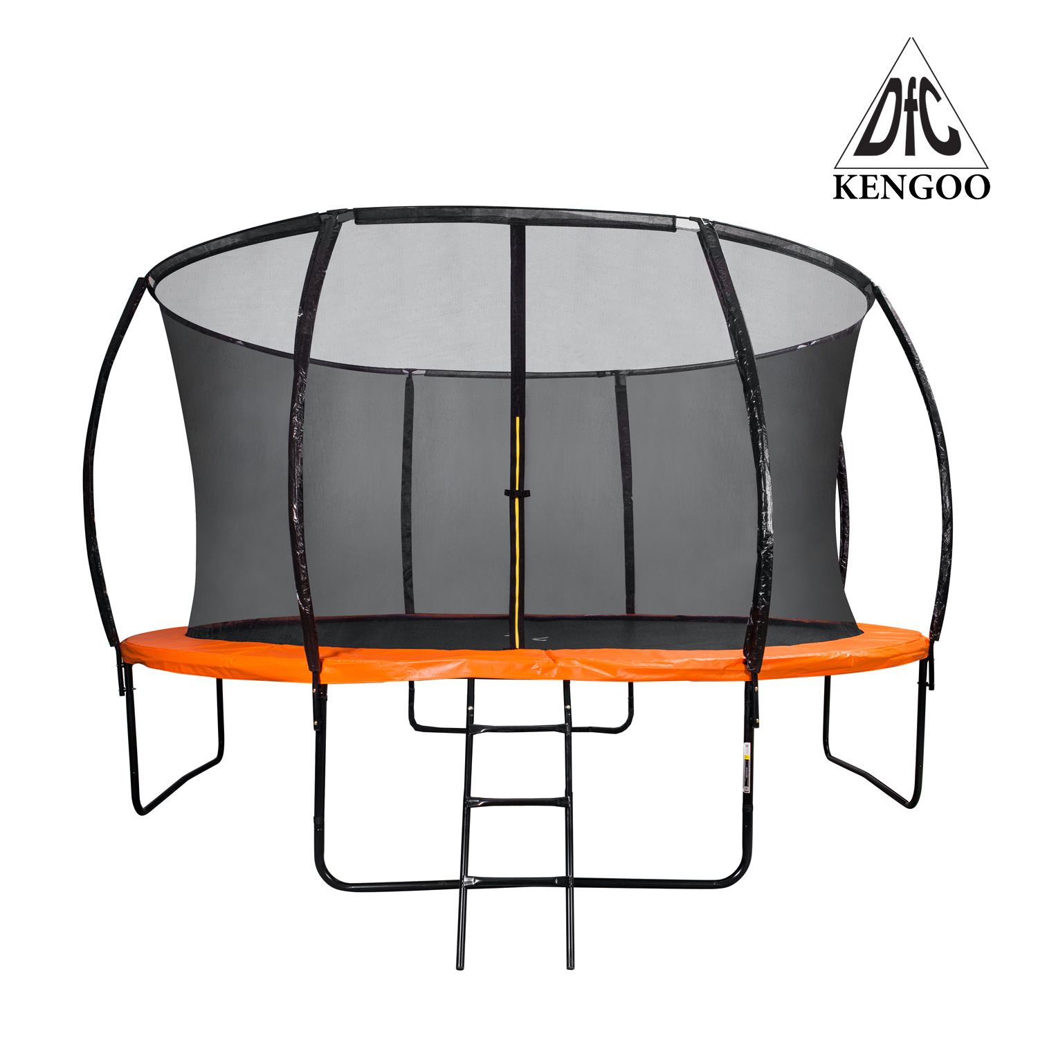 Батут DFC Trampoline Kengoo II 14ft с лестницей