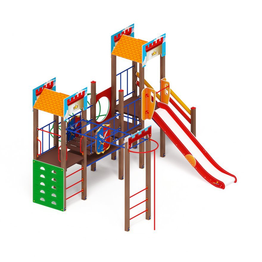 ЗАМОК детский игровой комплекс ДИК 2.18.01-01 (H=1500)