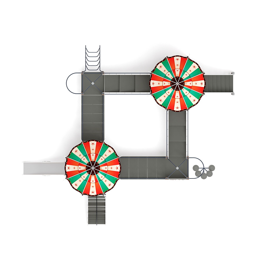 КАРНАВАЛ детский игровой комплекс ДИК 2.22.06-01 (H=1200)