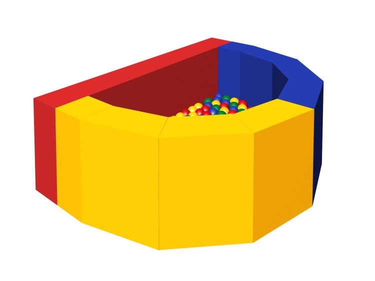 Сухой бассейн "Долька" ДМФ-МК-12.47.00