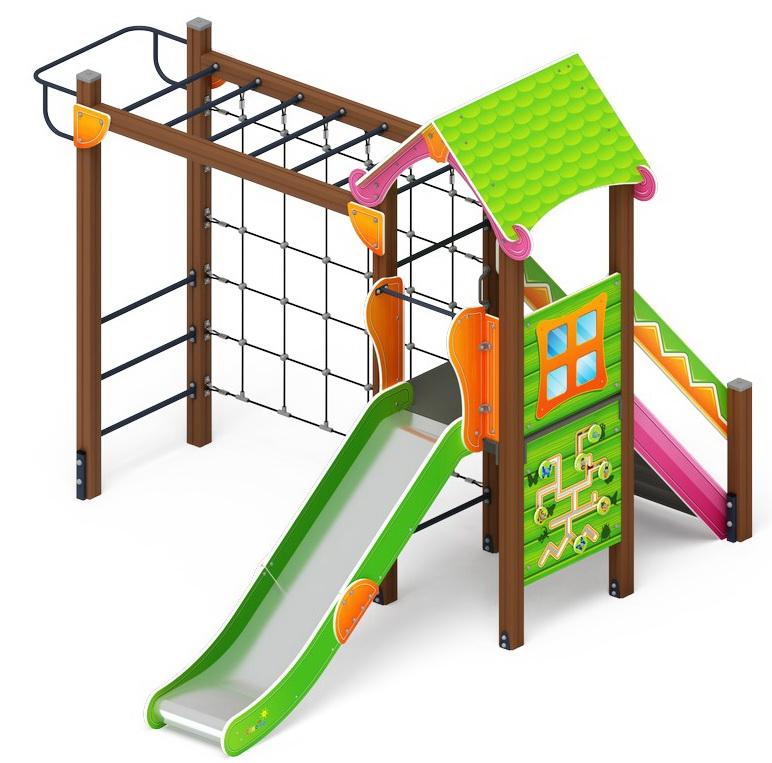 ЛУКОМОРЬЕ детский игровой комплекс ДИК 2.25.04-01.С (Н=1200)