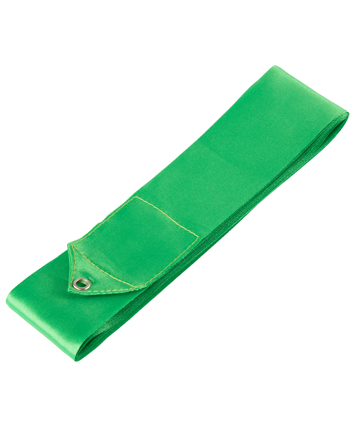 Лента для художественной гимнастики AGR-201 4м, с палочкой 46 см, зеленый