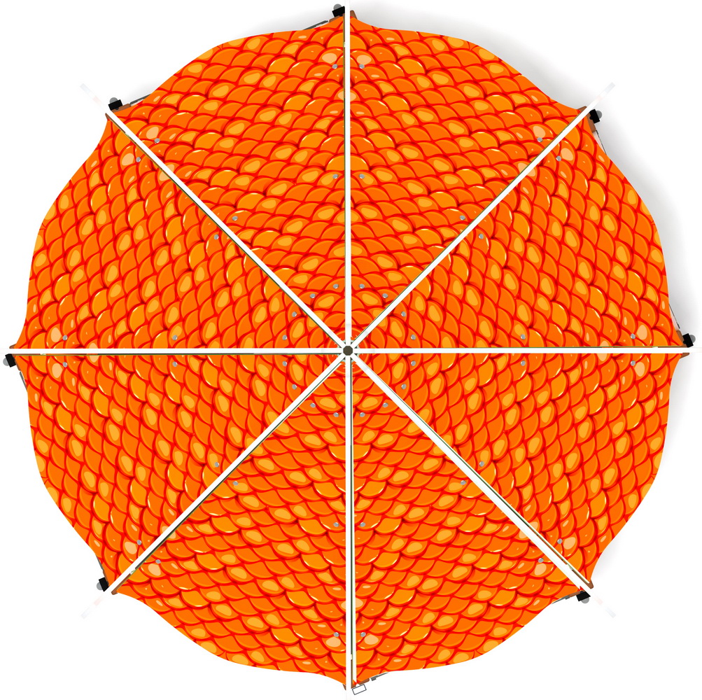 Беседка-пагода КАРНАВАЛ (Полянка) для детской площадки МФ 10.22.01-02