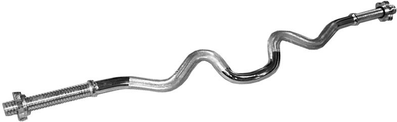 Гриф для штанги ломаный D-25 EZ-образный