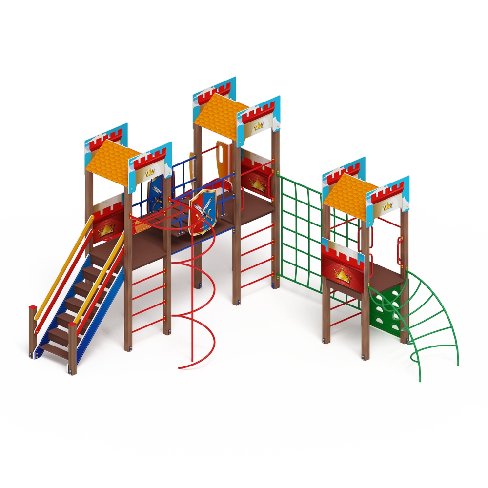 ЗАМОК детский игровой комплекс ДИК 2.18.05-01 (H=1500)