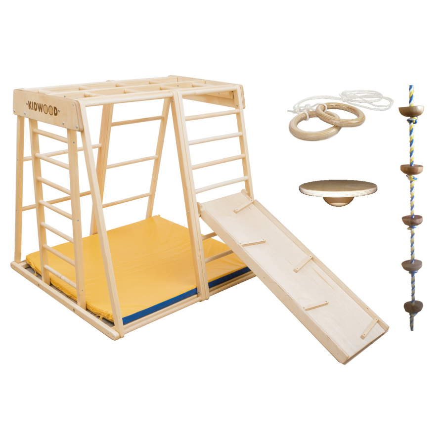 Деревянный игровой комплекс Ракета Игра KIDWOOD