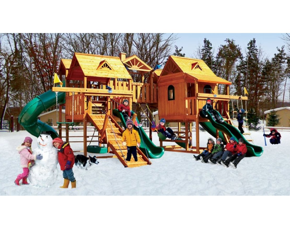 Детская деревянная игровая площадка РЫЦАРСКИЙ ЗАМОК