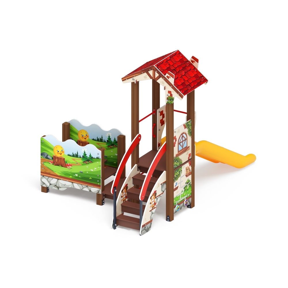 В ГОСТЯХ У СКАЗКИ детский игровой комплекс ДИК 1.05.01-25 (H=900)