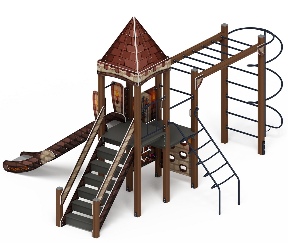 ЗАМОК детский игровой комплекс ДИК 2.18.03-02 (H=1500)