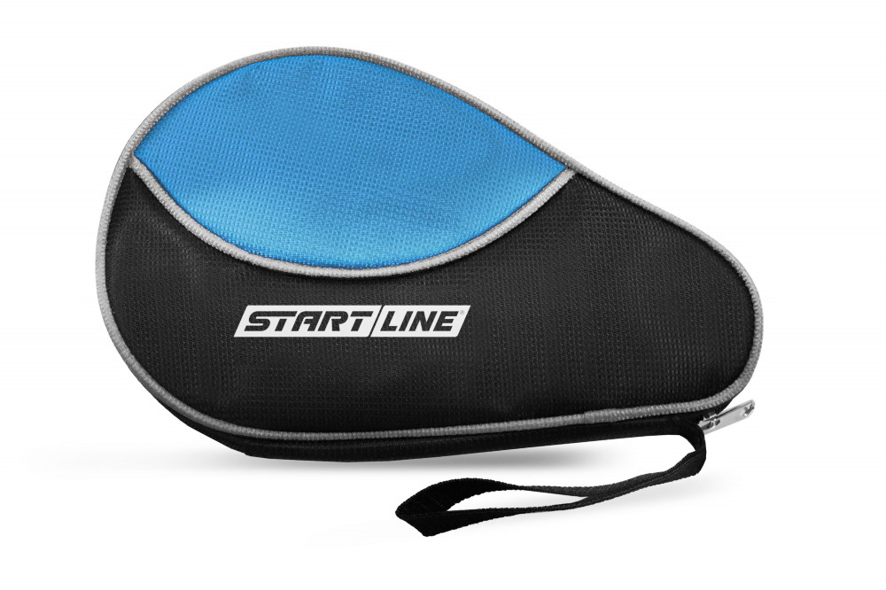 Чехол для теннисной ракетки синий с карманом