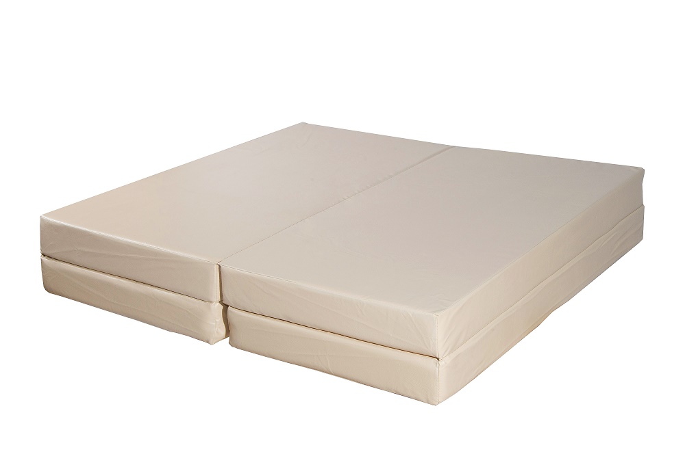 Мат № 5 (100 х 200 х 10) складной 3 сложения бежевый