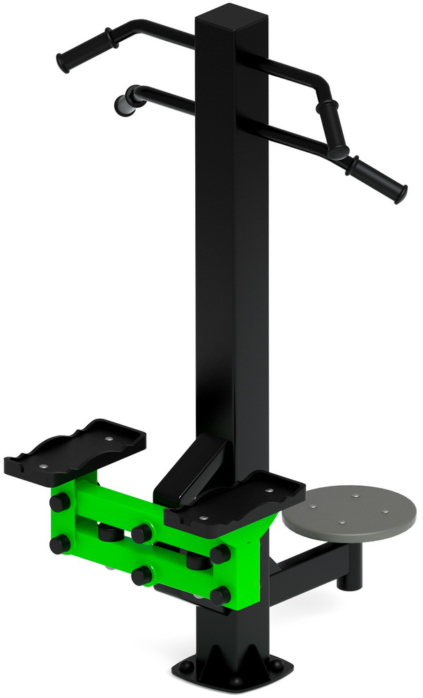 Тренажер уличный СТЕП+ТВИСТЕР (зеленый) СТ 019-12