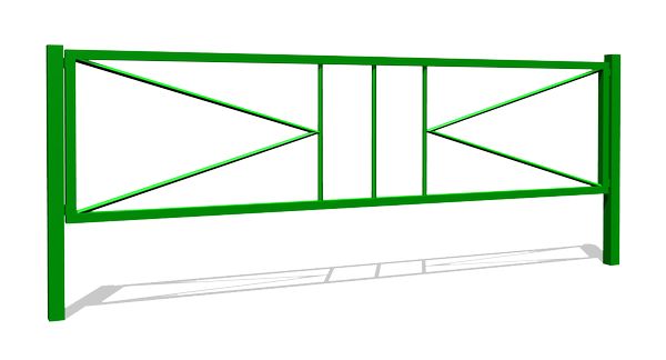 Газонное ограждение ZION ОГ-2 (ОГ002)
