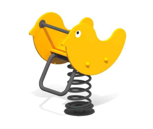 Качалка на пружине для детской площадки Птенец  КБ-302