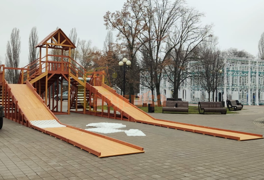 Выкат для зимней горки (6 м) Савушка