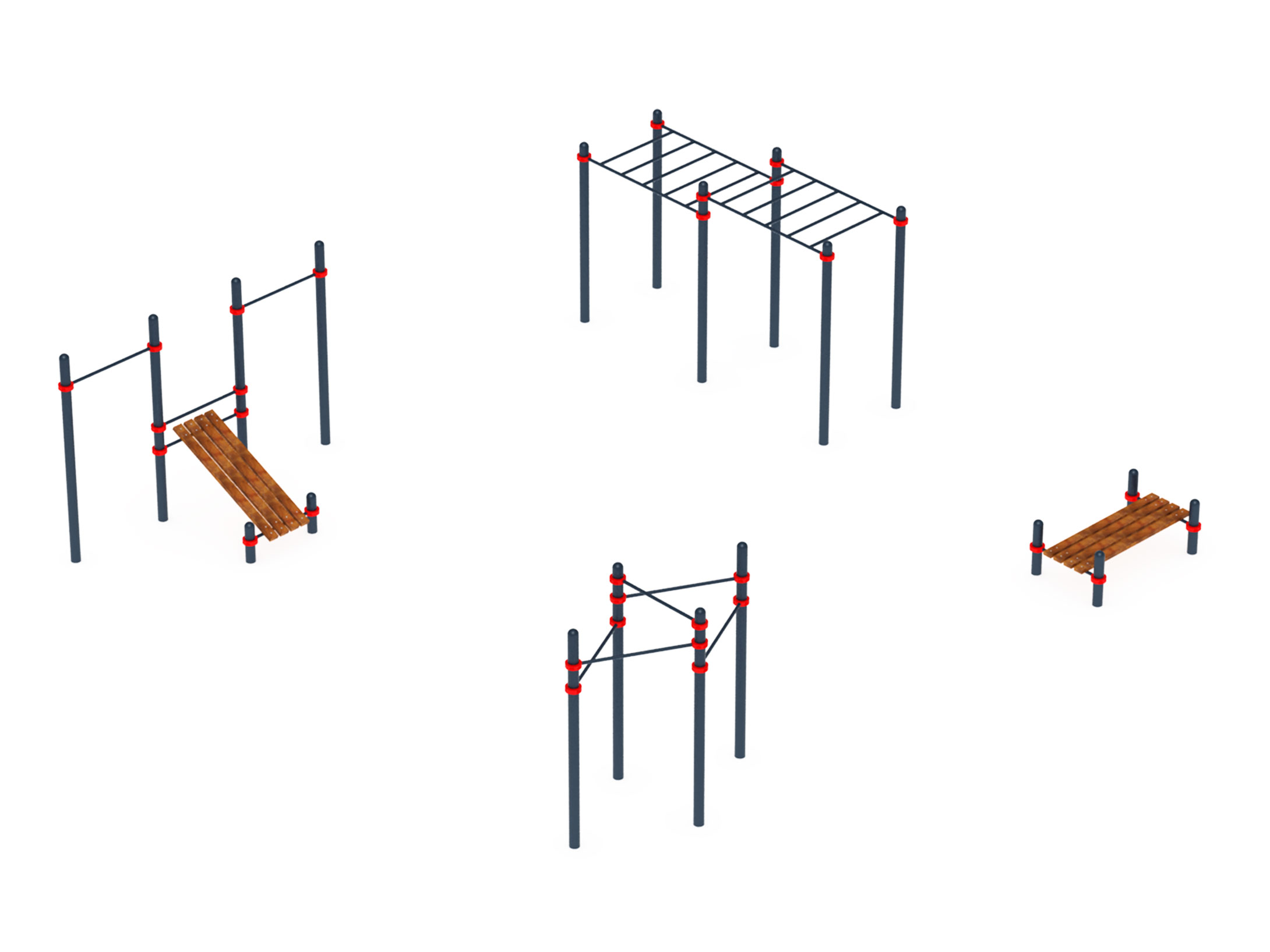 Уличный атлетический комплекс ВОРКАУТ 32 (108)