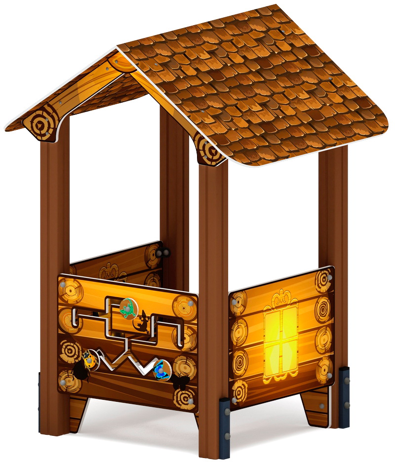 ДОМИК МАЛЫЙ 3 (Эко) для детской площадки МФ 10.01.03-02