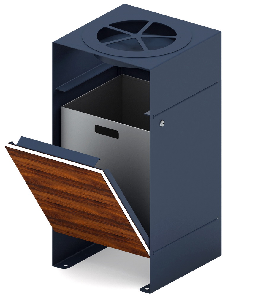 Урна парковая с пепельницей (под анкера) МФ 50.02.02