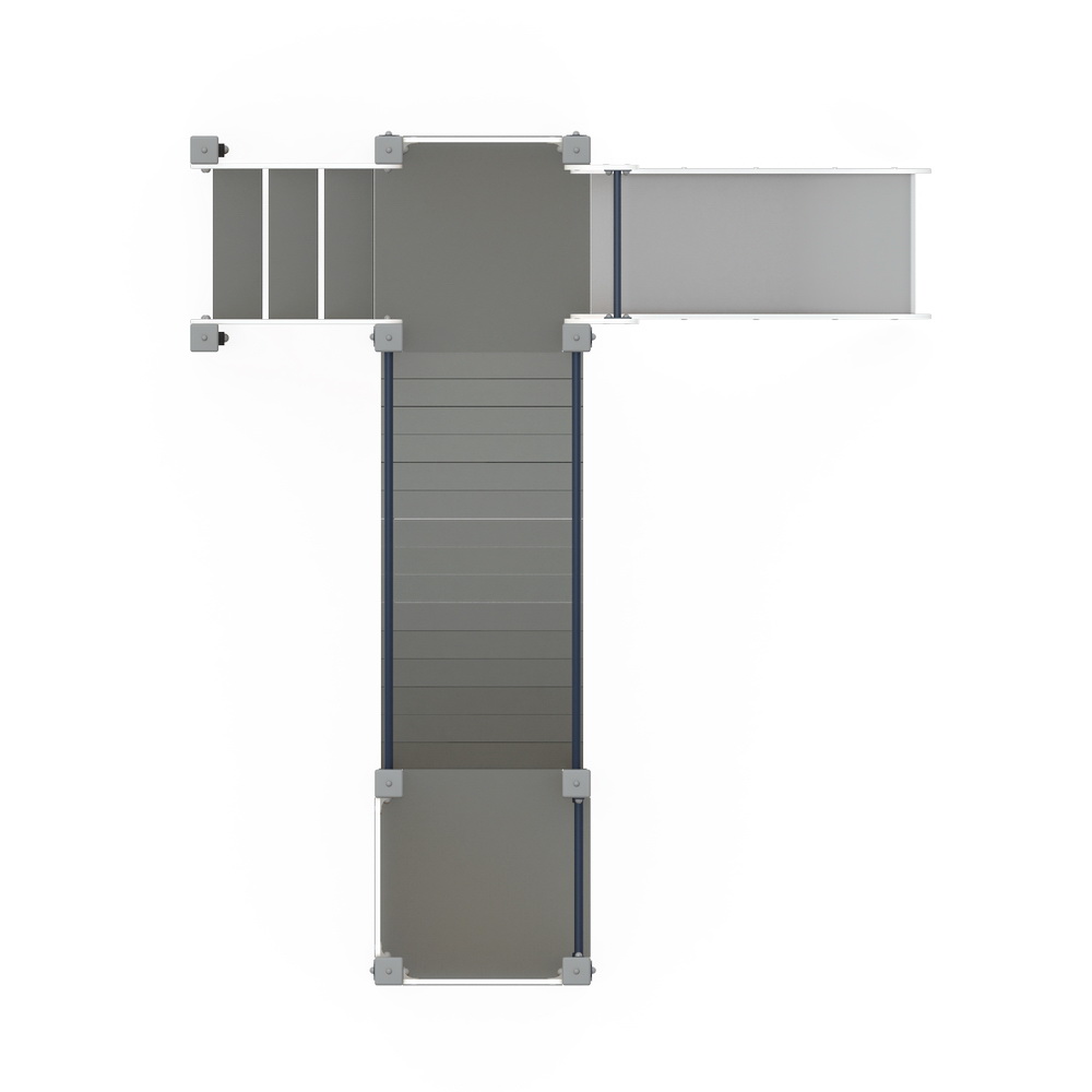 КАРАПУЗ (Эко) детский игровой комплекс ДИК 1.001.03-02 (H=750)