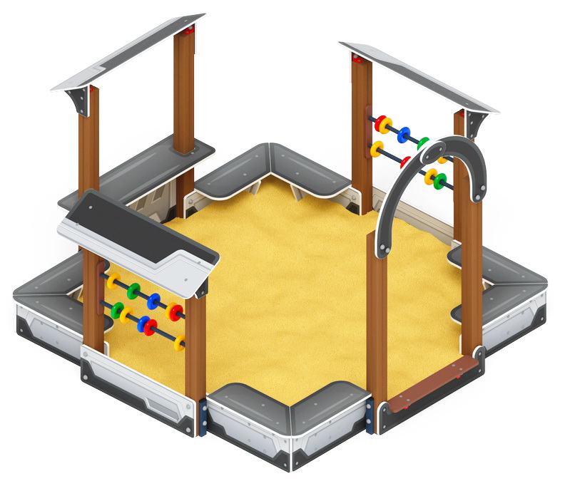 ТЕРЕМОК песочный дворик (Техно) ИО 6.01.04-04