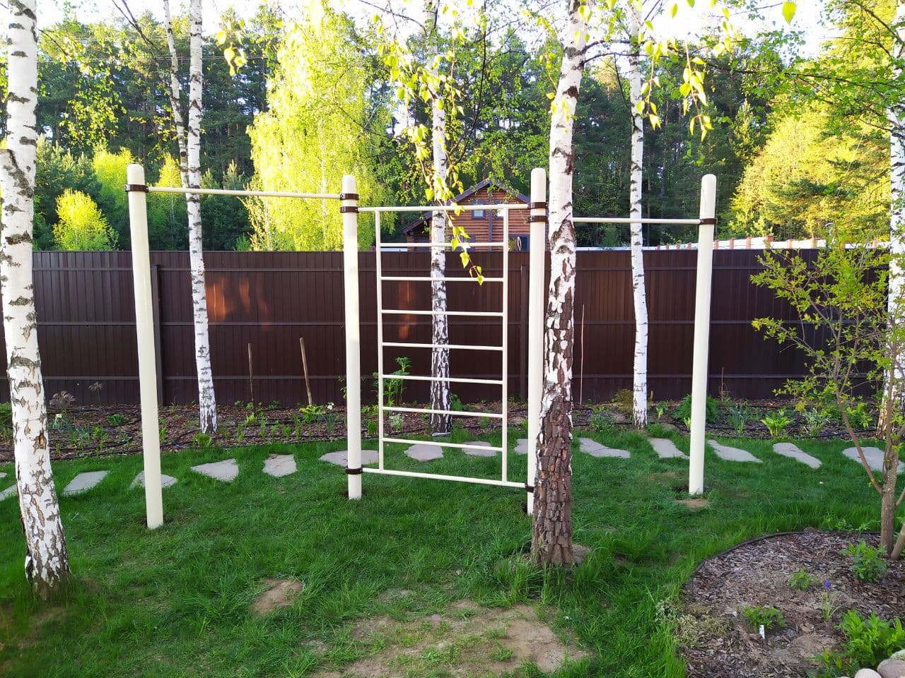 Трехсекционный комплекс турник + шведская стенка (змейка) Air-Gym YSK30