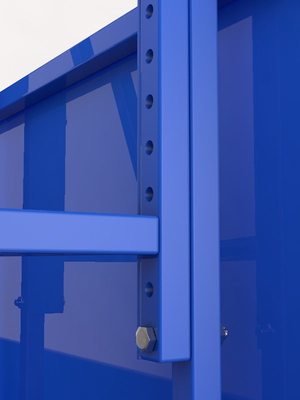 Щит баскетбольный с регулировкой высоты, тренировочный (01.210)